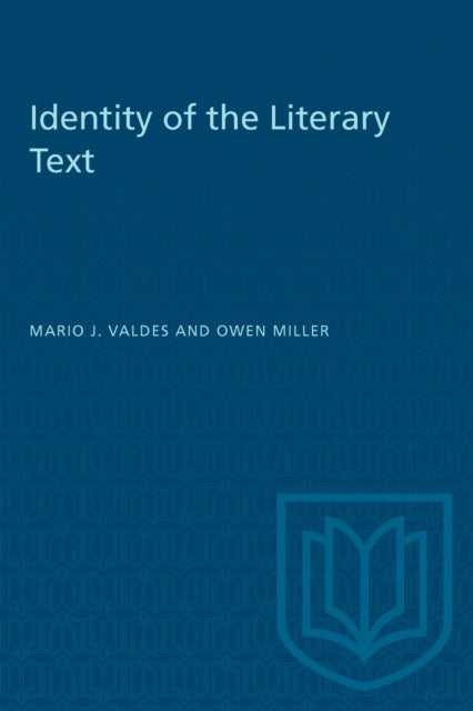 Book cover of: Identity of the Literary Text