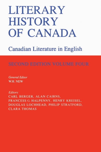 Book cover of: Literary History of Canada. By: W.H. New