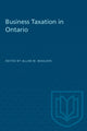 Book cover of: Business Taxation in Ontario