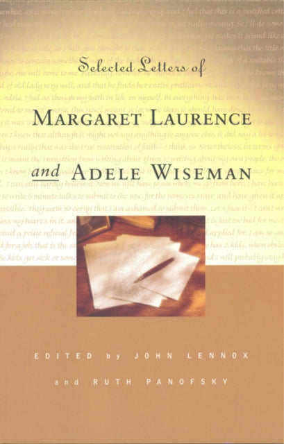 Book cover of: Selected Letters of Margaret Laurence and Adele Wiseman