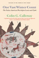 Book cover of: One Vast Winter Count. By: Colin G. Calloway