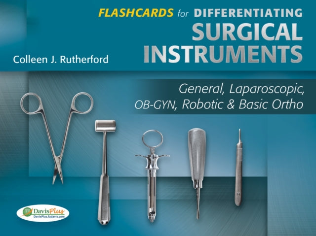 Book cover of: Flashcards for Differentiating Surgical Instruments. By: Colleen J. Rutherford
