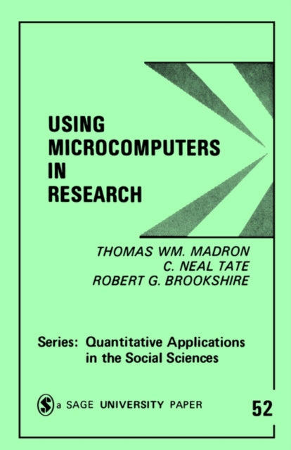 Book cover of: Using Microcomputers in Research