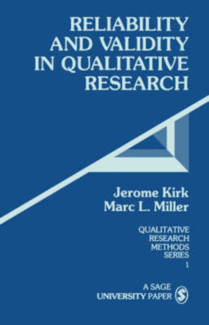 Book cover of: Reliability and Validity in Qualitative Research