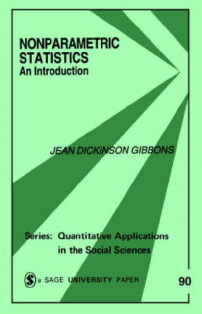 Book cover of: Nonparametric Statistics. By: Jean D. Gibbons