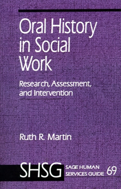 Book cover of: Oral History in Social Work
