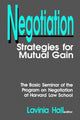 Book cover of: Negotiation. By: Lavinia Hall