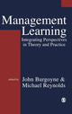 Book cover of: Management Learning