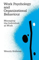 Book cover of: Work Psychology and Organizational Behaviour