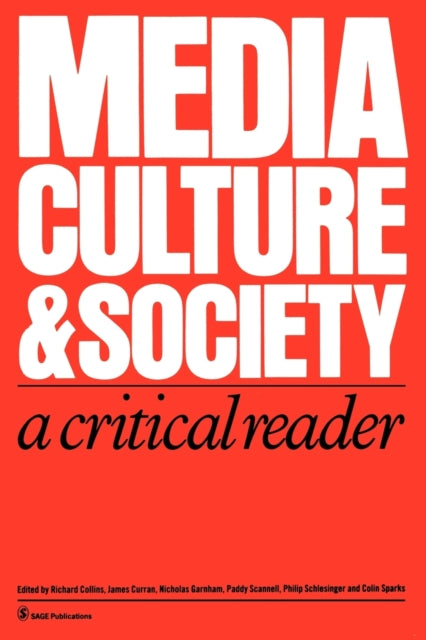 Book cover of: Media, Culture & Society