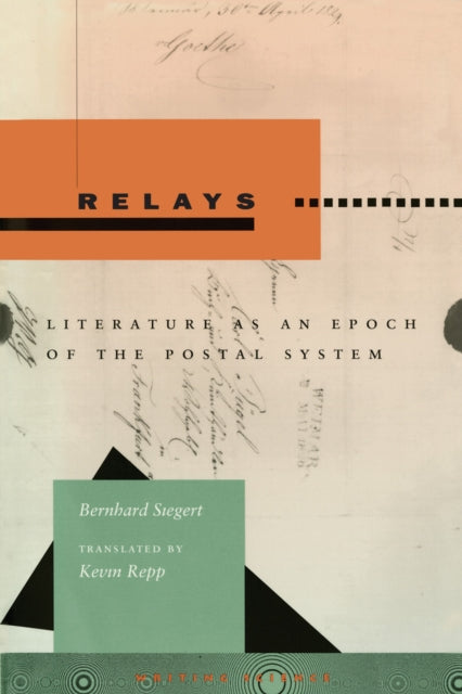Book cover of: Relays. By: Bernhard Siegert