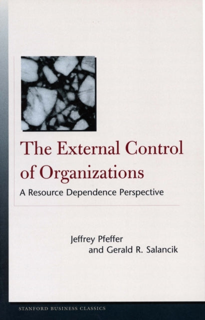 Book cover of: External Control of Organizations. By: Jeffrey Pfeffer