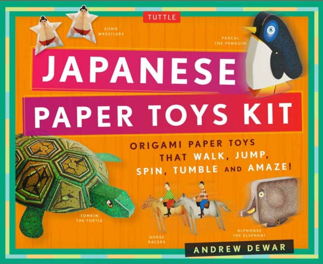 Book cover of: Japanese Paper Toys Kit. By: Andrew Dewar