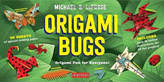 Book cover of: Origami Bugs Kit. By: Michael G. LaFosse