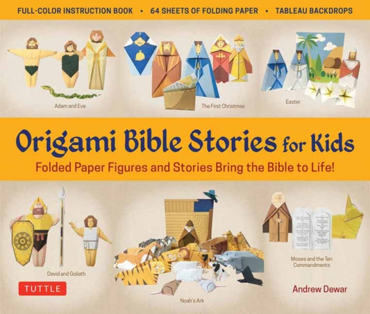 Book cover of: Origami Bible Stories for Kids Kit. By: Andrew Dewar