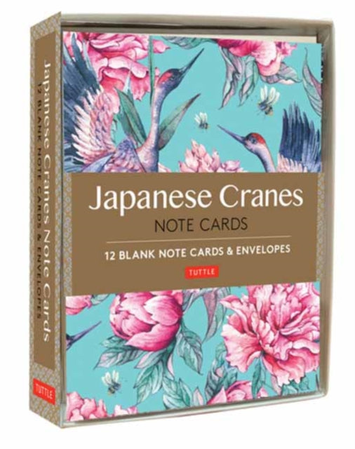 Book cover of: Japanese Cranes Note Cards. By: Tuttle Tuttle Editors