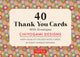 Book cover of: Chiyogami, 40 Thank You Cards with Envelopes. By: Tuttle Tuttle Publishing
