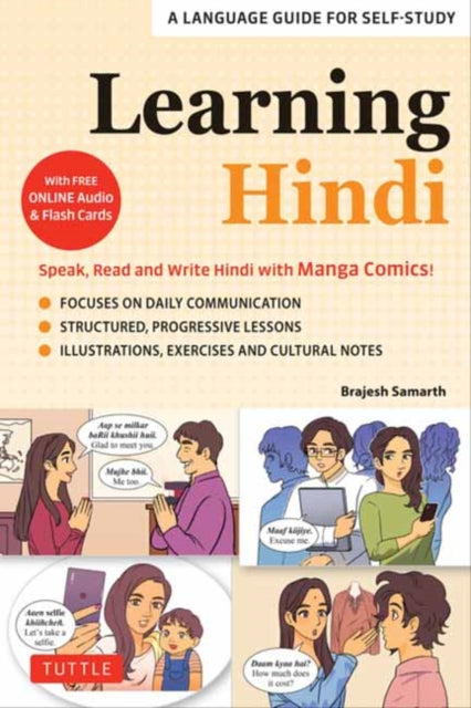 Book cover of: Learning Hindi. By: Brajesh Samarth