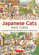 Book cover of: Japanese Cats - 12 Blank Note Cards
