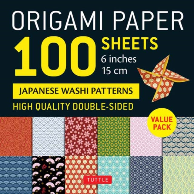 Book cover of: Origami Paper 100 sheets Washi Patterns 6" (15 cm). By: Tuttle Tuttle Studio