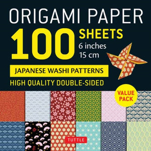 Origami Paper 100 sheets Washi Patterns 6" (15 cm)