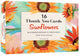 Book cover of: 16 Thank You Cards, Sunflowers