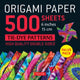 Book cover of: Origami Paper 500 sheets Tie-Dye Patterns 6" (15 cm). By: Tuttle Tuttle Studio
