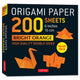 Book cover of: Origami Paper 200 sheets Bright Orange 6"a