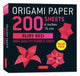 Book cover of: Origami Paper 200 sheets Ruby Red 6"