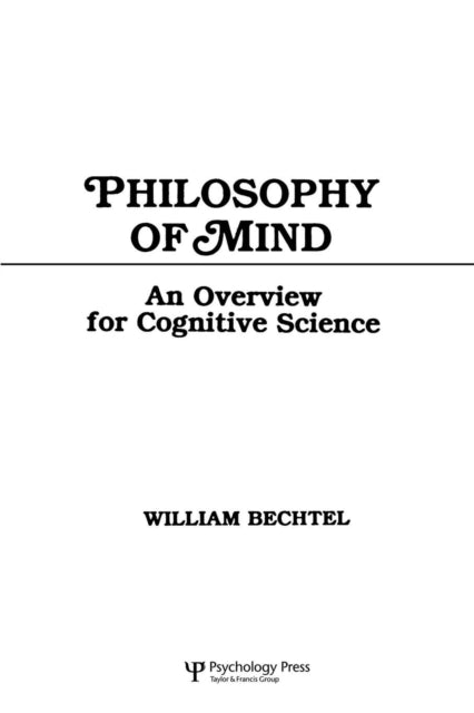 Book cover of: Philosophy of Mind