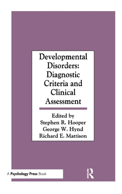 Book cover of: Developmental Disorders