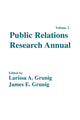 Book cover of: Public Relations Research Annual
