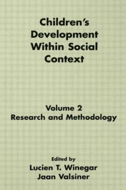Book cover of: Children's Development Within Social Context
