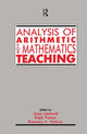 Book cover of: Analysis of Arithmetic for Mathematics Teaching