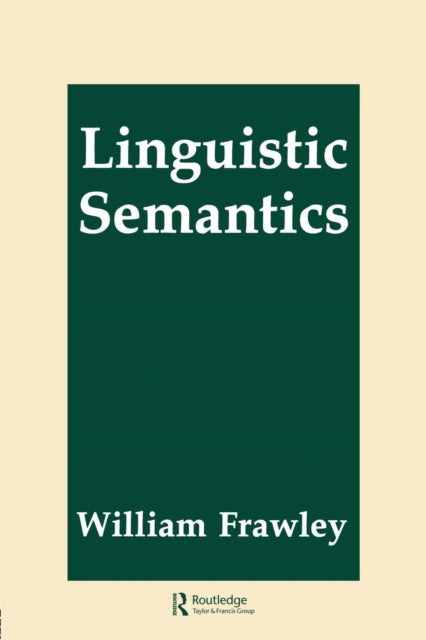 Book cover of: Linguistic Semantics