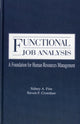 Book cover of: Functional Job Analysis. By: Sidney A. Fine