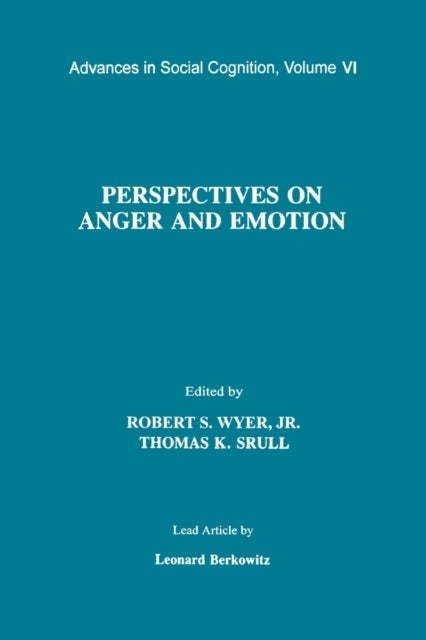 Book cover of: Perspectives on Anger and Emotion