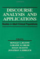 Book cover of: Discourse Analysis and Applications