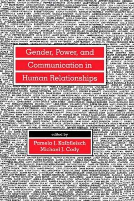 Book cover of: Gender, Power, and Communication in Human Relationships