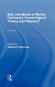 Book cover of: Ellis' Handbook of Mental Deficiency, Psychological Theory and Research