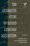 The Generative Study of Second Language Acquisition