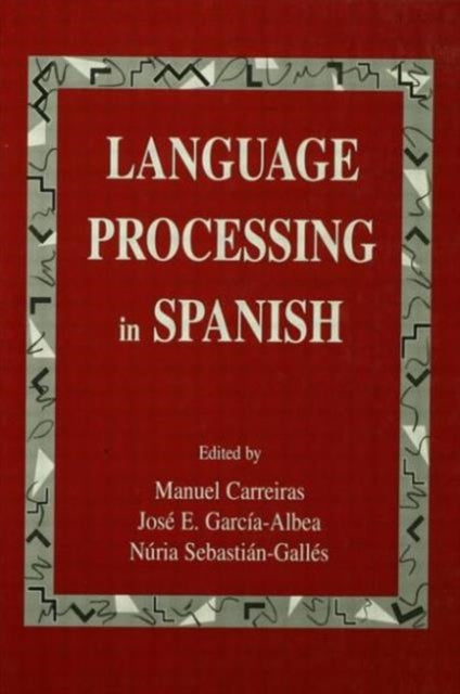 Book cover of: Language Processing in Spanish