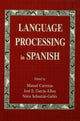 Book cover of: Language Processing in Spanish