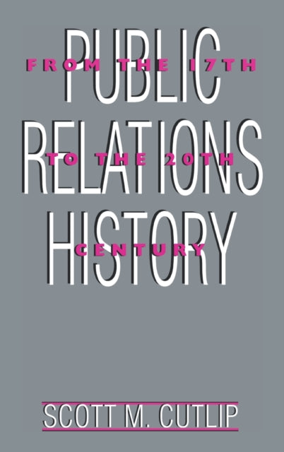 Book cover of: Public Relations History