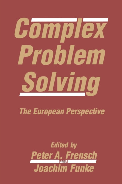 Book cover of: Complex Problem Solving