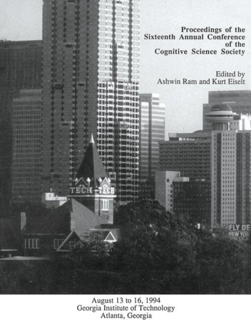Book cover of: Proceedings of the Sixteenth Annual Conference of the Cognitive Science Society