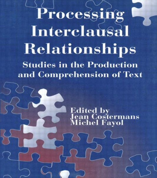 Book cover of: Processing interclausal Relationships