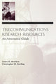 Book cover of: Telecommunications Research Resources