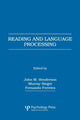 Book cover of: Reading and Language Processing
