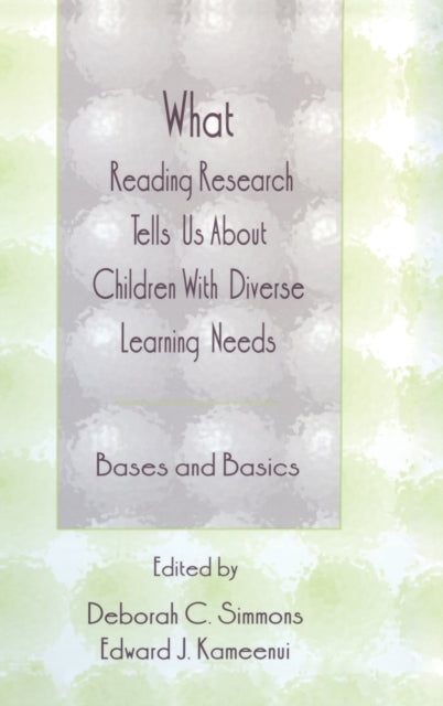 Book cover of: What Reading Research Tells Us About Children With Diverse Learning Needs